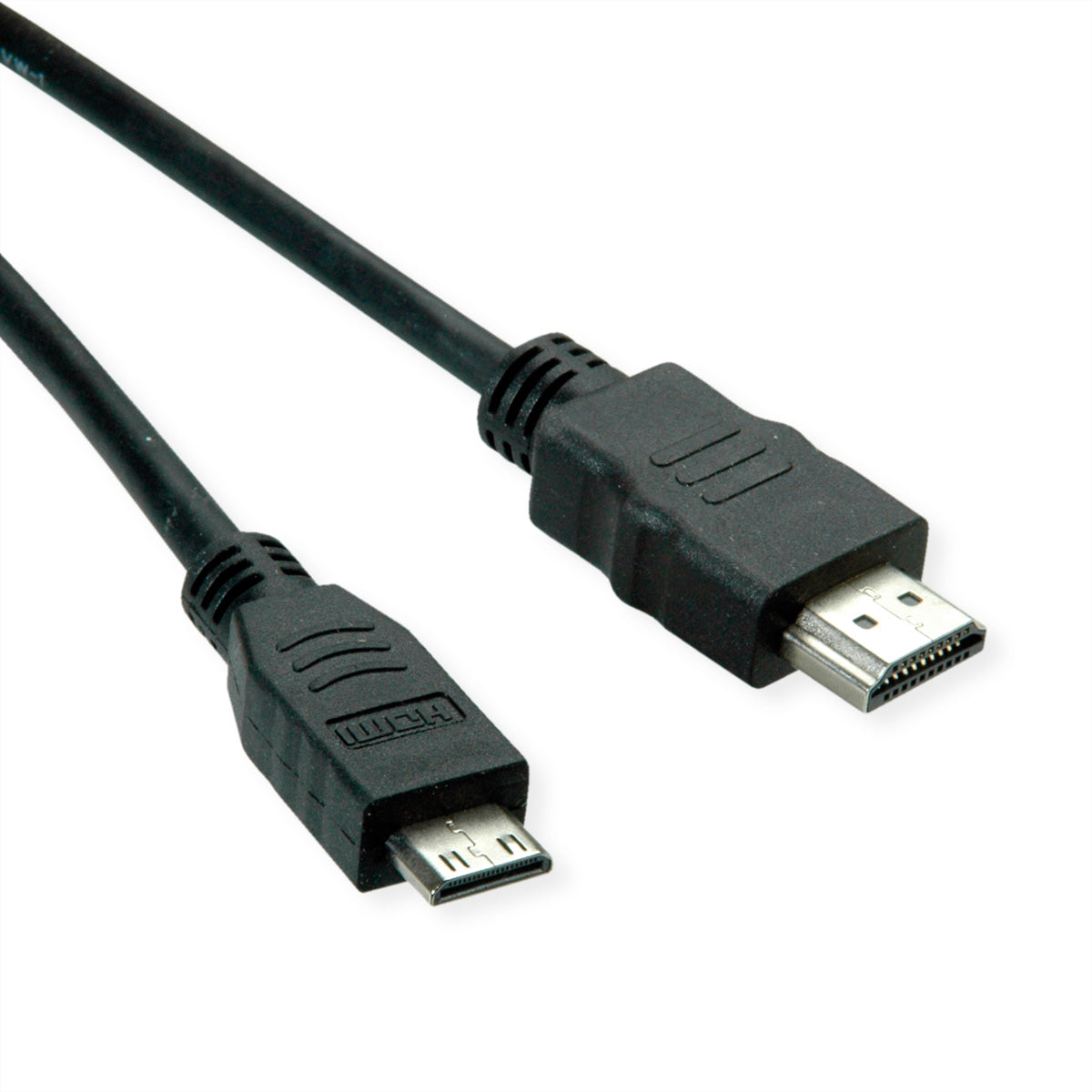 ROLINE GREEN Mini HDMI auf HDMI Kabel HDMI High Speed – 4K 30 Hz – 2 m – ARC, Ethernet