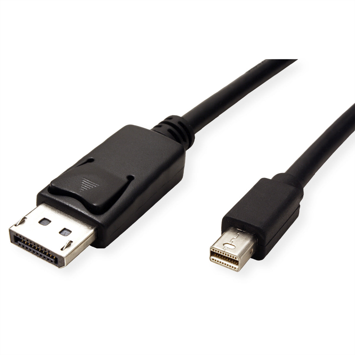 ROLINE GREEN Mini DisplayPort auf DisplayPort Kabel DP 1.2 4K 60 Hz – 2 m – für Ultrabooks, Notebooks, PCs