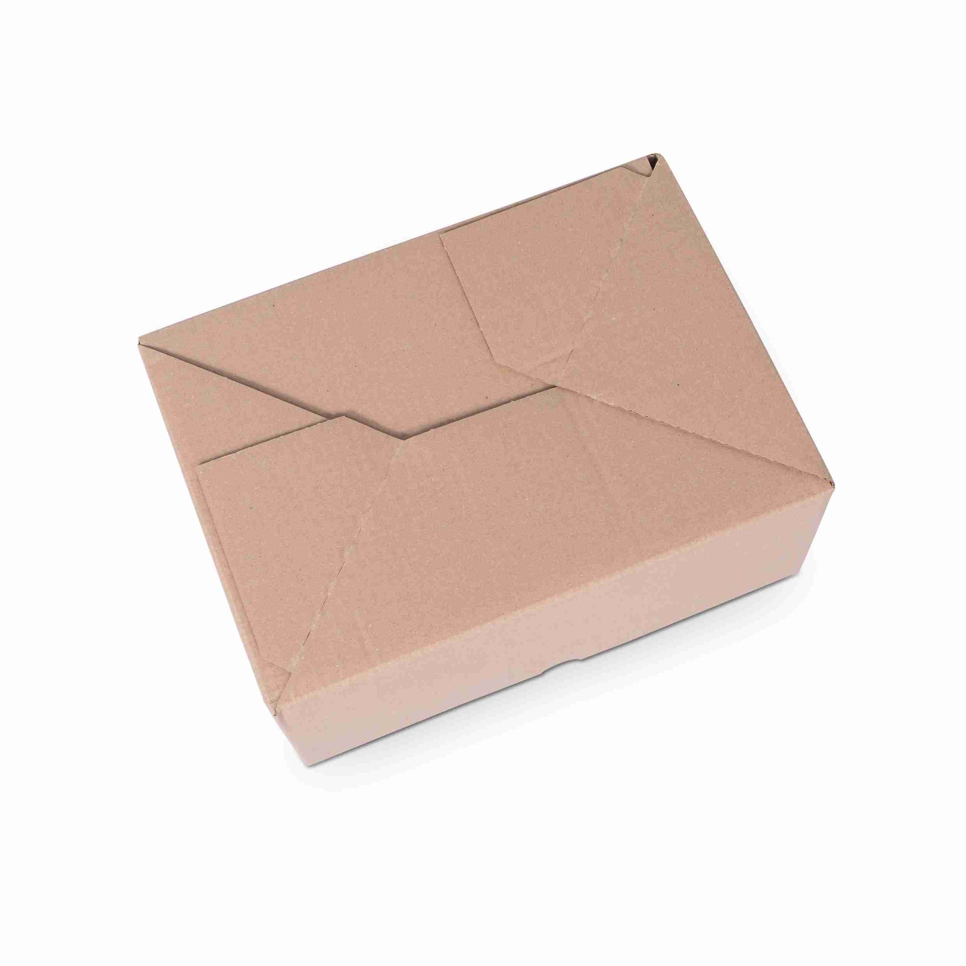 Model Teleskopverpackung – 305 × 215 × 130 mm, braun, Wellkarton, Deckel – 1 Palette (450 Stk.)
