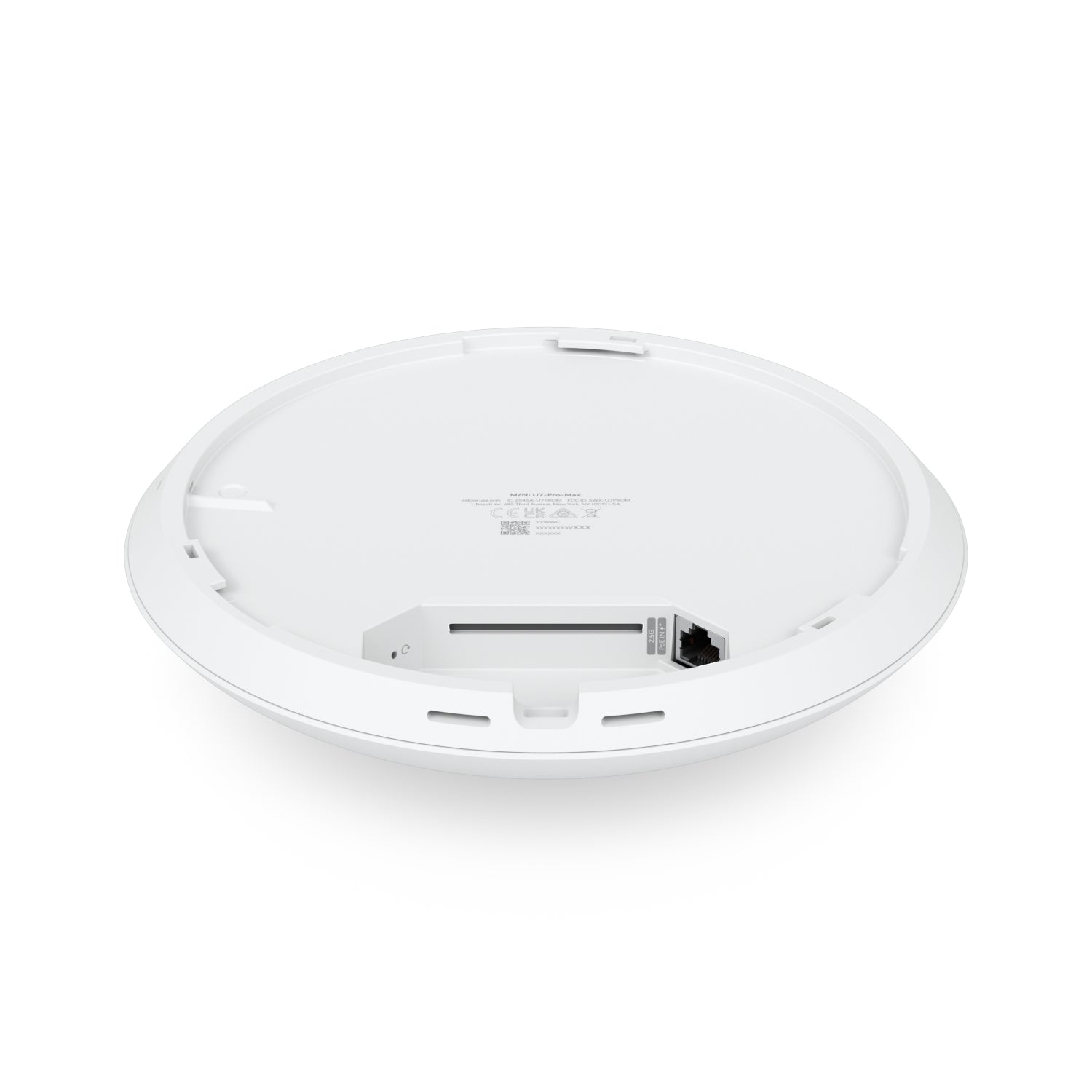 Ubiquiti UniFi U7 Pro Max Access Point – Wi-Fi 7, Tri-Band (2,4/5/6 GHz), bis 15,1 Gbit/s, 2,5GbE, PoE+, Wandmontage