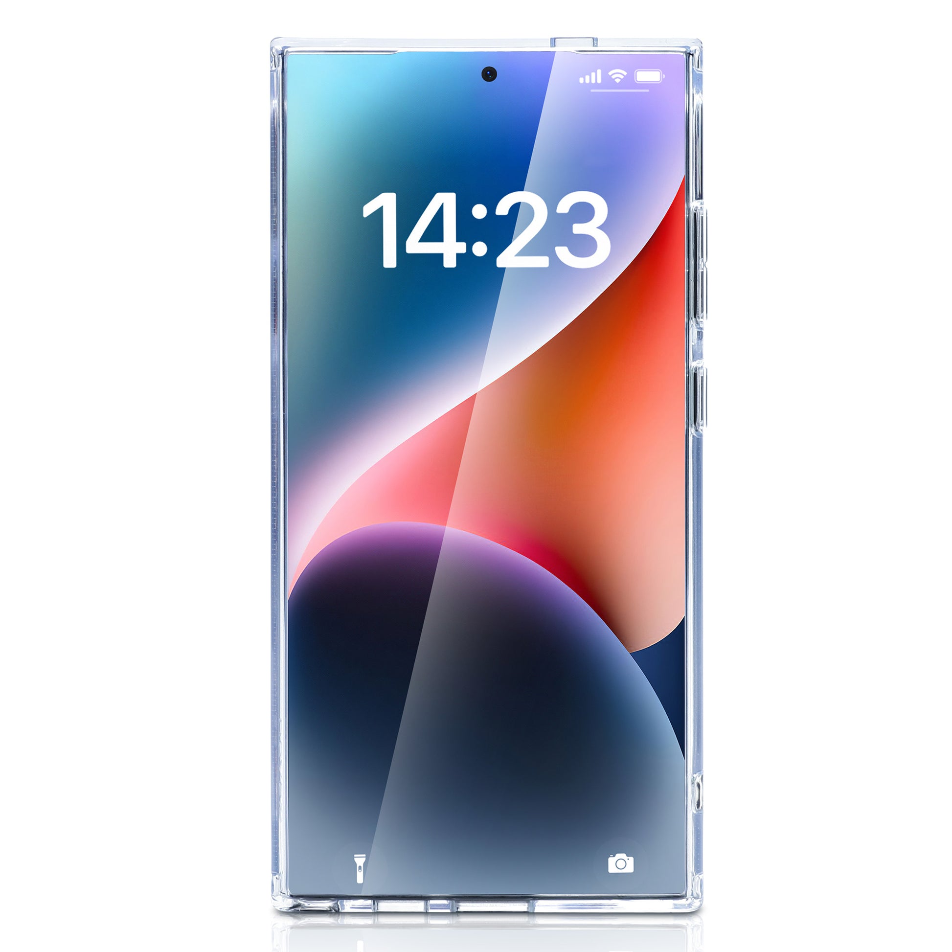 nevox StyleShell SHOCKFlex – Backcover – für Samsung Galaxy S25 Ultra, PC+TPU, Transparent