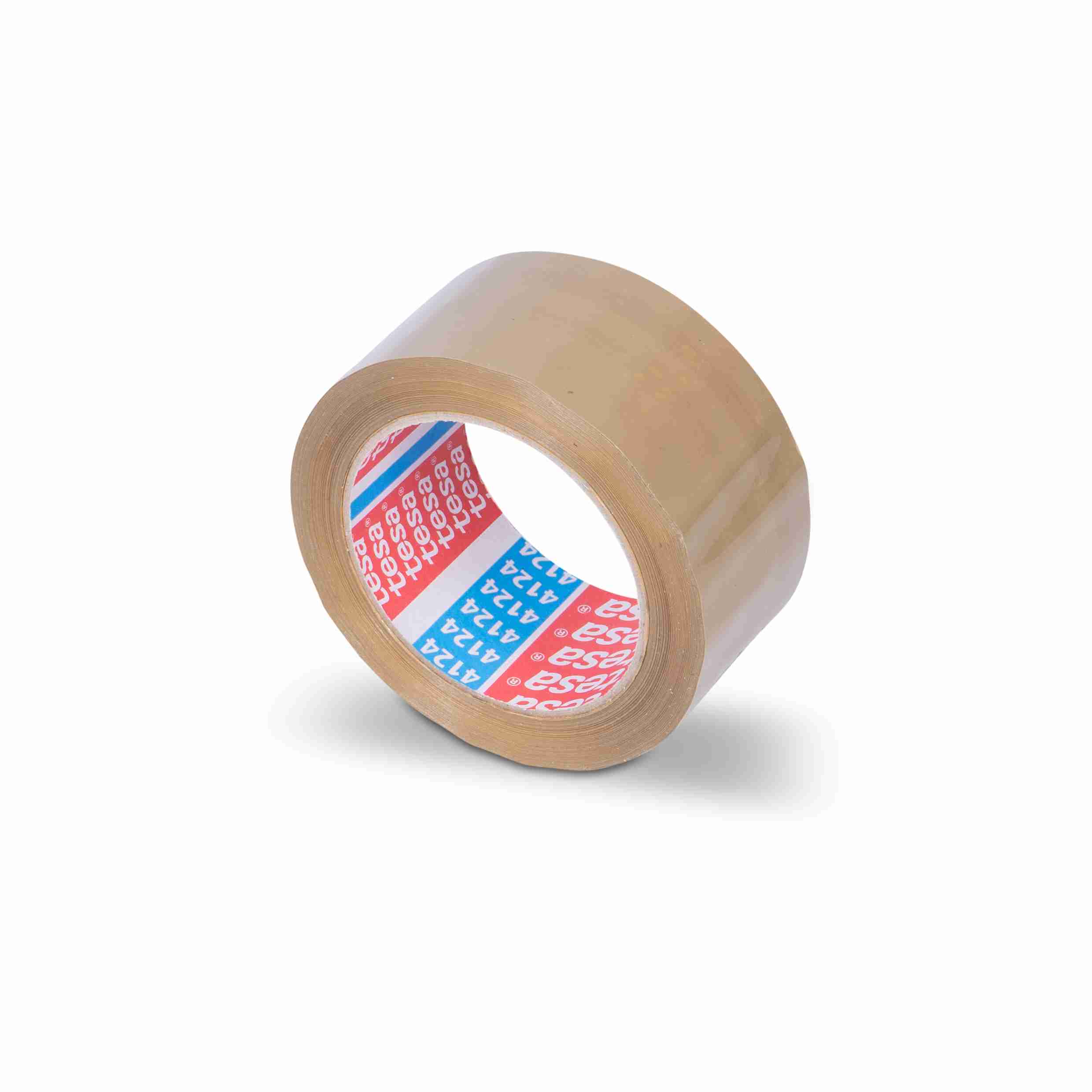 TESA – Verpackungsklebeband, PVC, braun – 50 mm × 66 m – 1 Stk., ab 10 Stk.