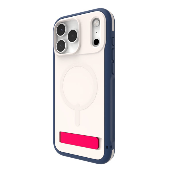 ZAGG Sedona Snap Backcover – für Apple iPhone 17 Pro Max, Graphen, Blau/Weiss/Rot, bis 4 m Sturzsicher