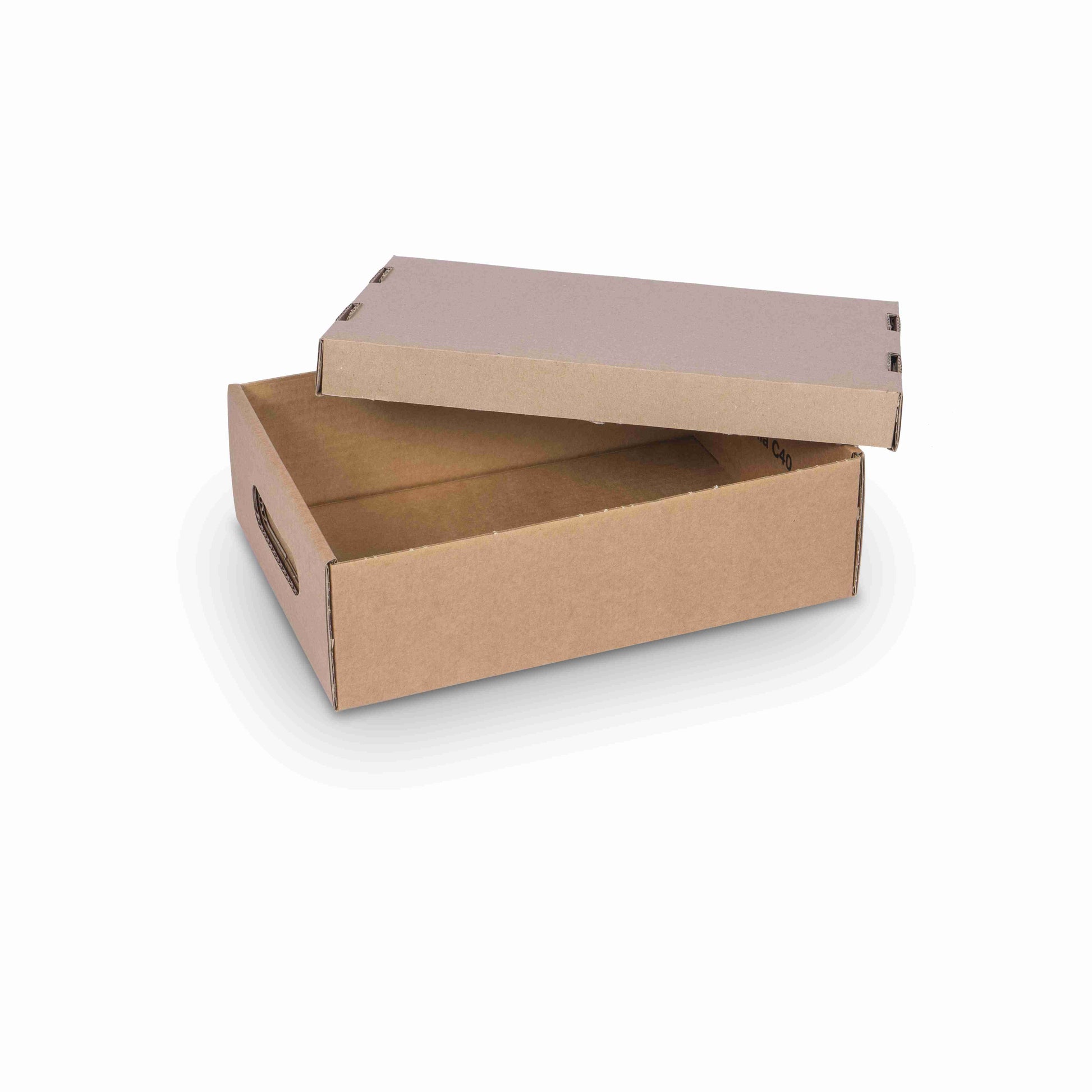 Model Stulpschachtel-Boden Galia C40 – 267 × 187 × 84 mm, braun – 1 Stk.