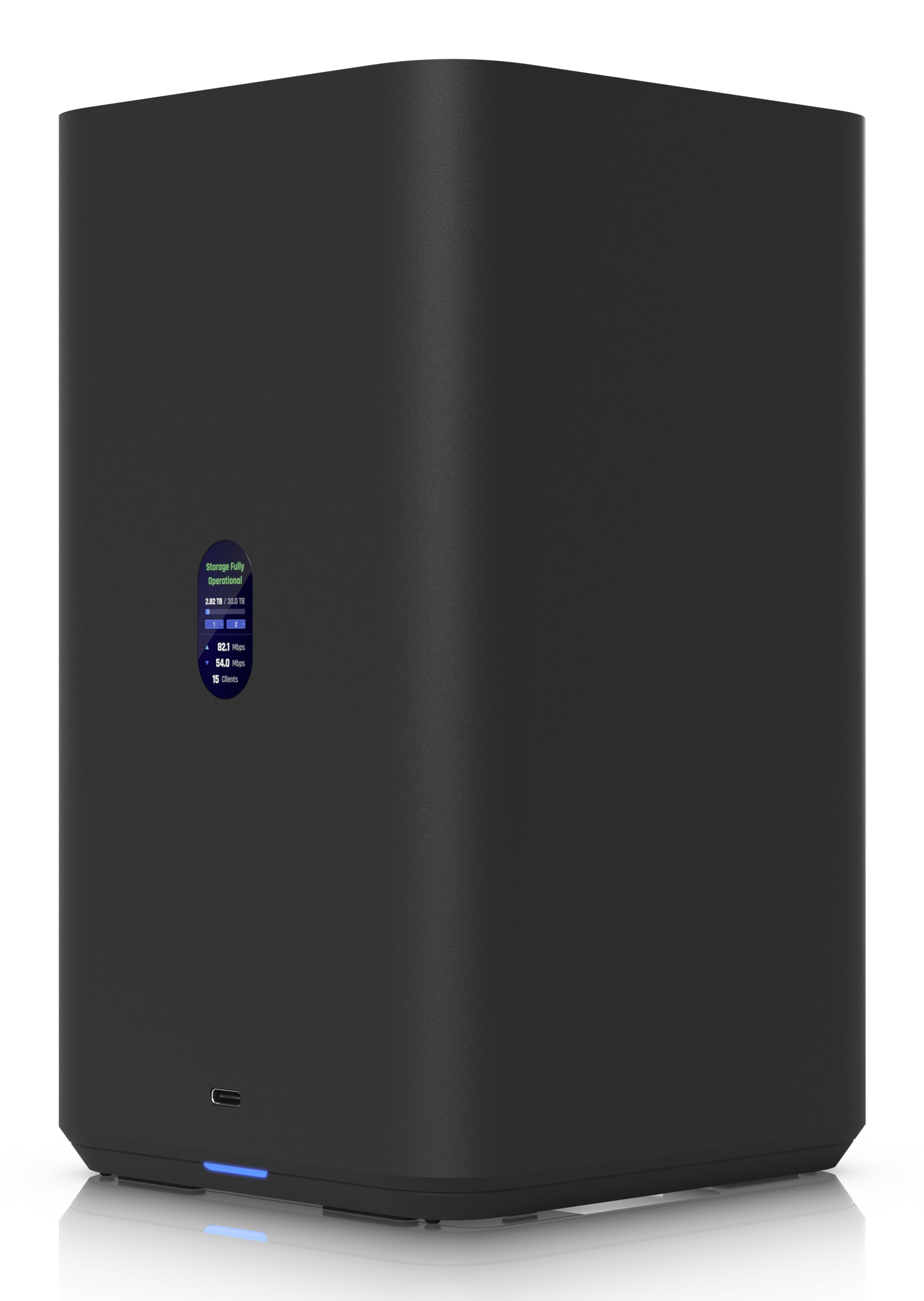 Ubiquiti UniFi Network Attached – 2-Bay Desktop NAS – ARM Cortex-A57 1,7 GHz, 4 GB RAM, 2,5GbE, für 3,5" HDD