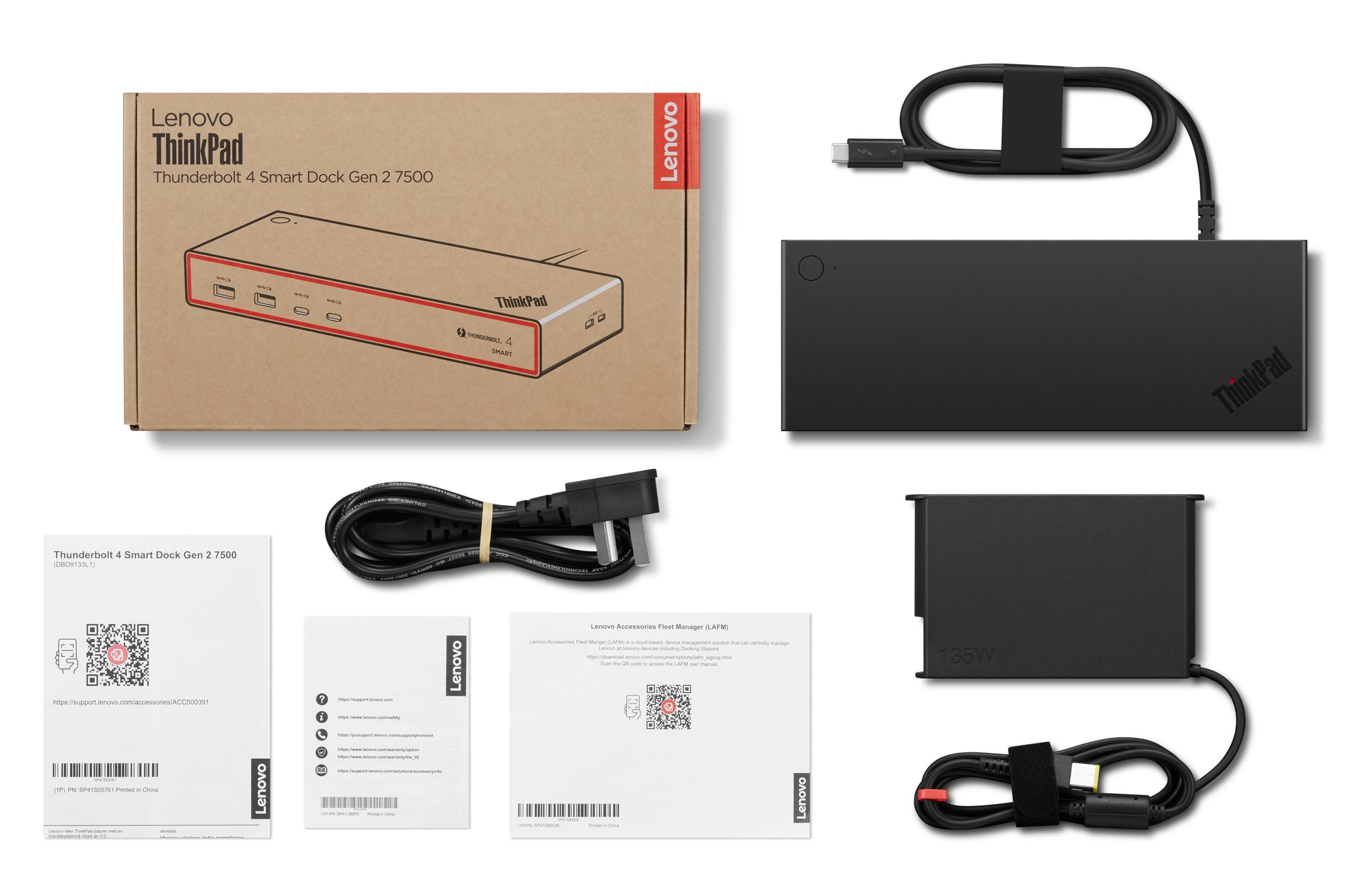 Lenovo ThinkPad 7500 Dockingstation – Thunderbolt 4, DP, HDMI, 4× USB-A, 2× USB-C, 2,5GbE, für Windows/Mac
