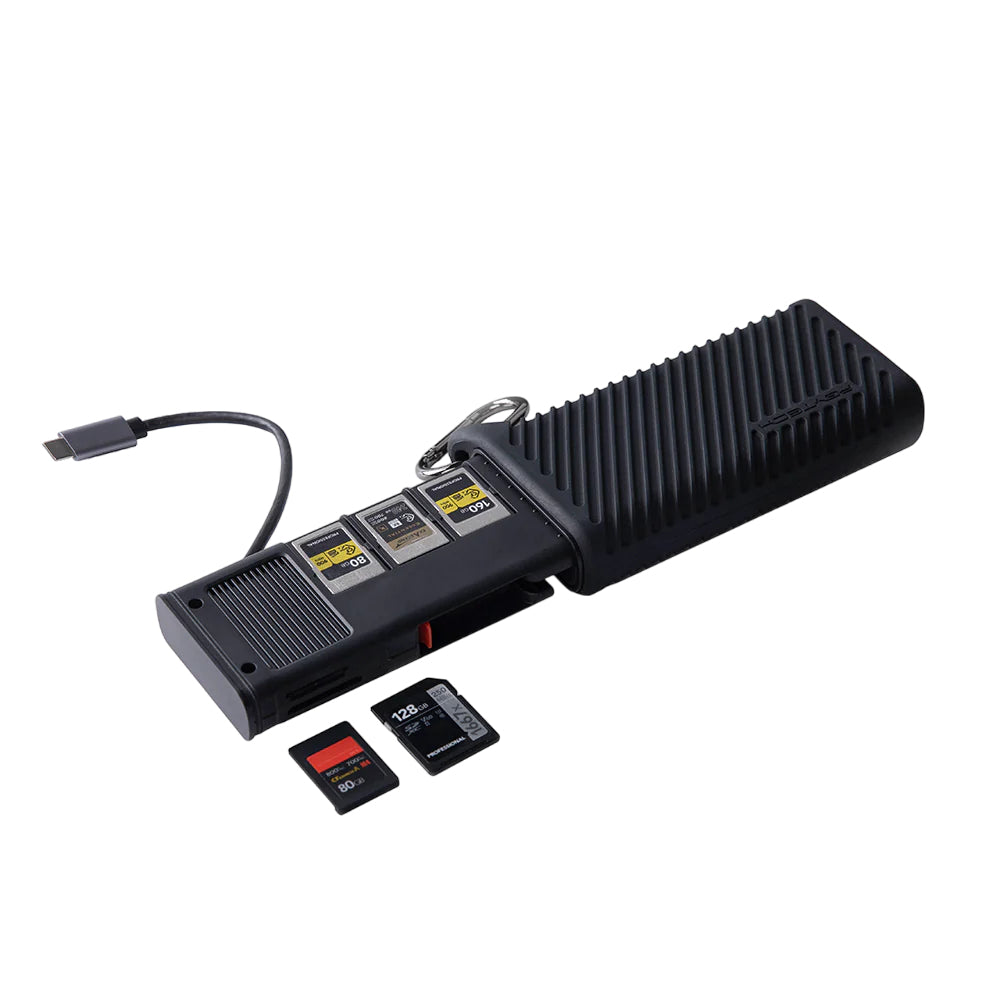 PGYTECH P-GM-164 Kartenleser – CFexpress Typ A, SD/microSD (UHS‑I/II) – USB‑C 3.2 Gen 2 – 1 Gbit/s