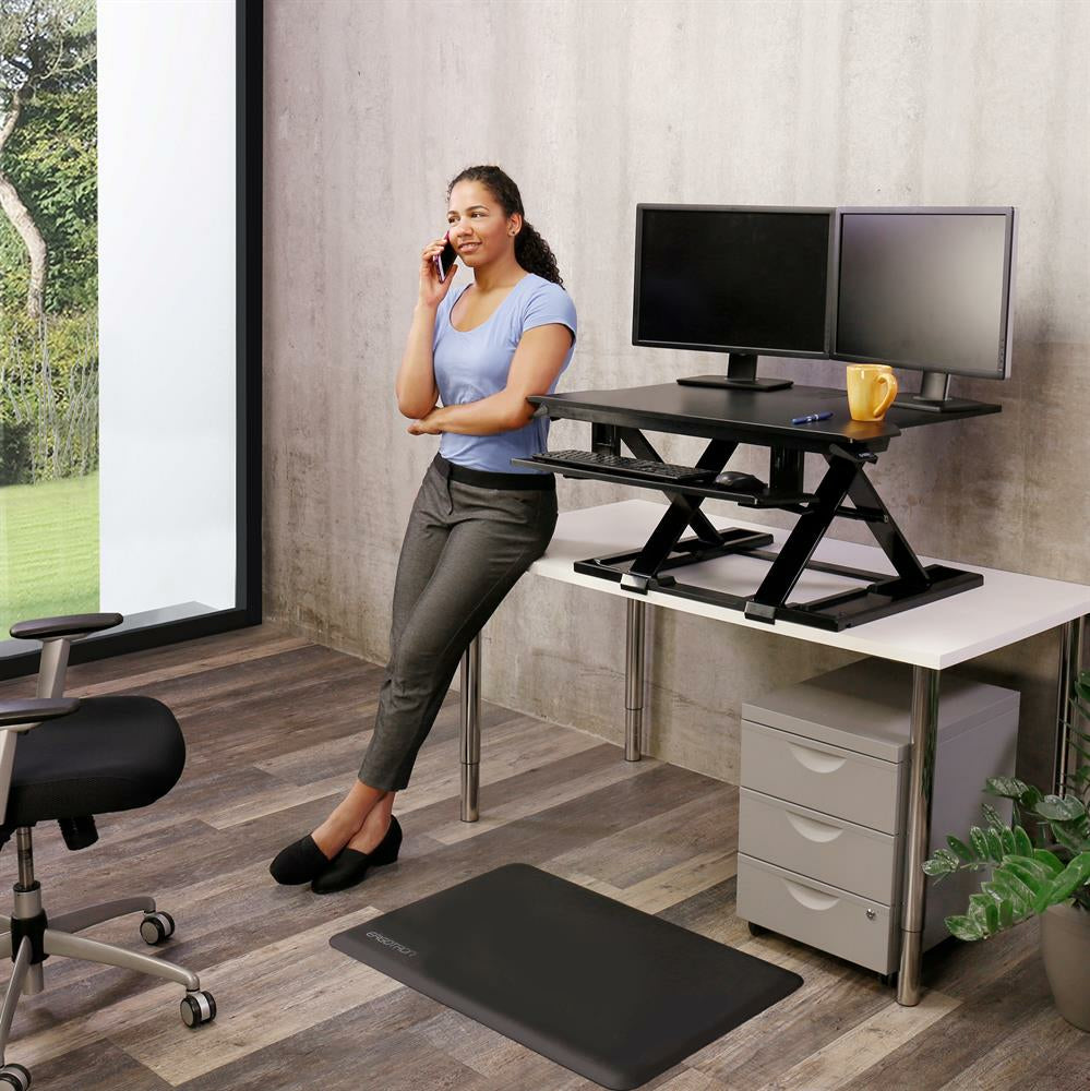 Ergotron WorkFit-TX – Stehtisch – Schwarz – Höhenverstellbar
