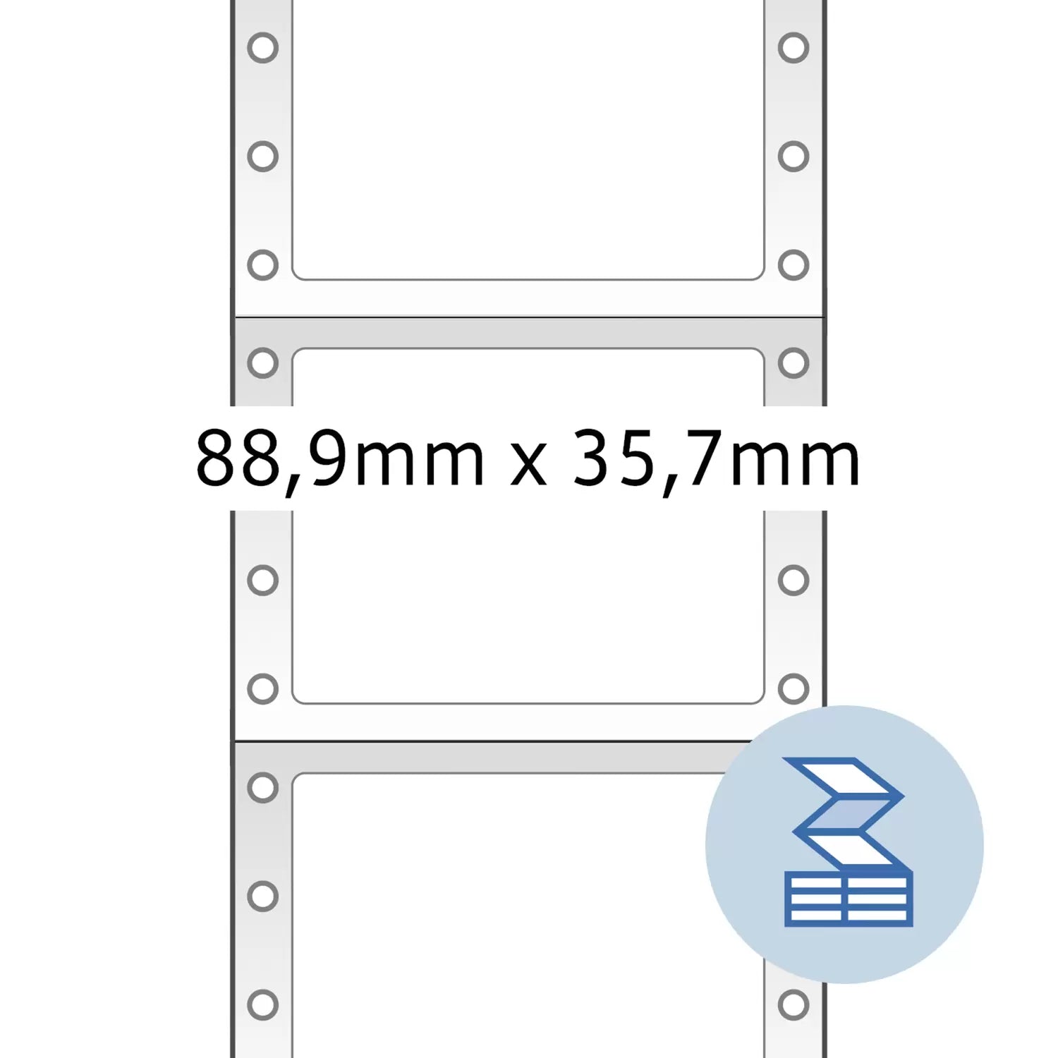 HERMA Etiketten, 89 mm × 36 mm, grün, Papier, permanent, 2000 Etiketten