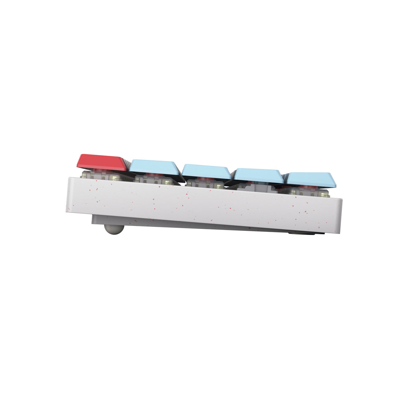 CHERRY MX-LP 2.1 Compact – Tastatur, kabellos (Bluetooth), FR-Layout (FR), mechanisch (MX-LP), Weiss