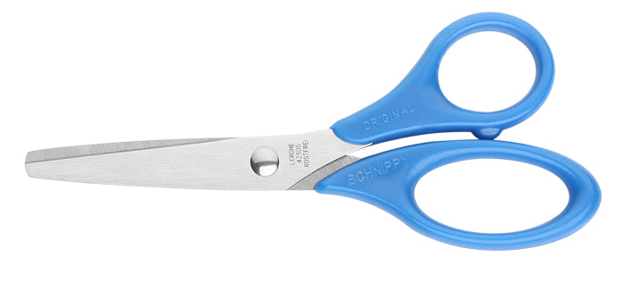 Lerche Kinderschere – 13,0 cm, Edelstahl, für Rechtshänder, abgerundete Spitzen, Kunststoff, farbig sortiert