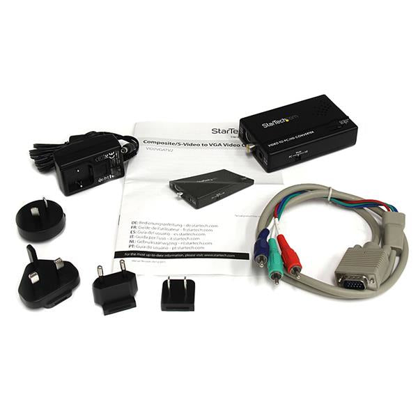 StarTech.com AV-Adapter/Kabel, Composite/S-Video zu VGA