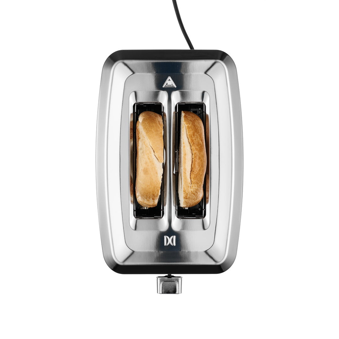 Solis Toaster Flex 8004 – 2 Toasts, 7 Bräunungsgrade, 950 W – silber/edelstahl