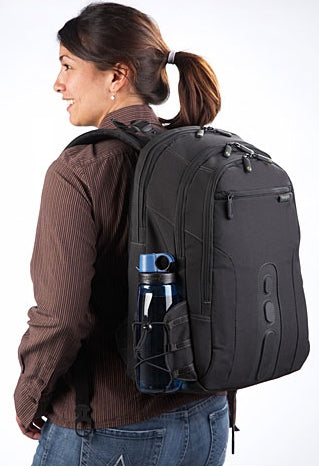Targus EcoSpruce Notebook-Rucksack bis 15,6" – wasserfest – Schwarz