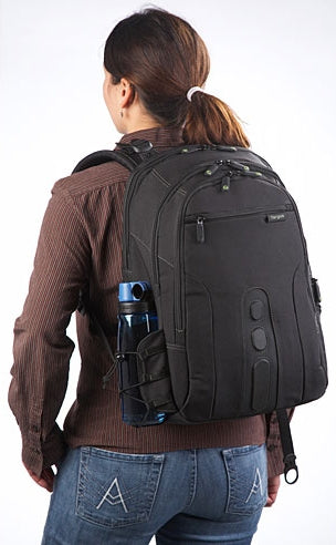 Targus EcoSpruce Notebook-Rucksack bis 15,6" – wasserfest – Schwarz
