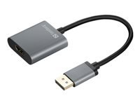 Sandberg DisplayPort auf HDMI Adapter, DP 1.4, HDMI 2.0, 4K@60 Hz