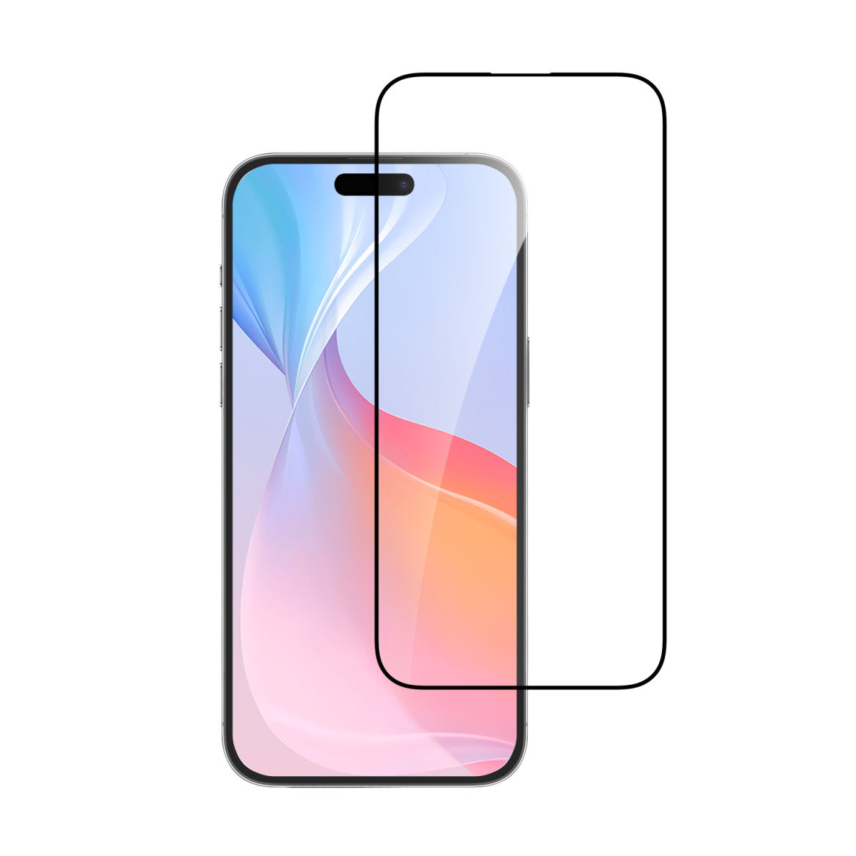 4smarts Displayschutz (Panzerglas), Case Friendly – für iPhone 16 – mit Applikator