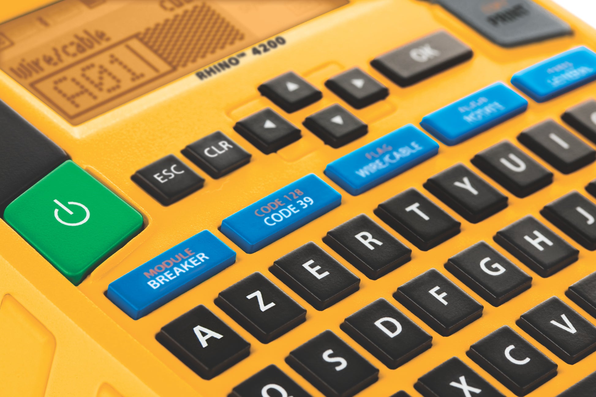 DYMO Rhino 4200 – Beschriftungsgerät, für 19 mm Bänder, AZERTY