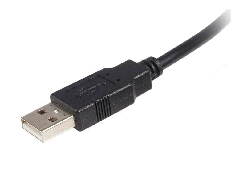 StarTech.com USB-A auf USB-B Kabel – USB 2.0 (480 Mbit/s) – 5 m – PVC-Mantel – Schwarz