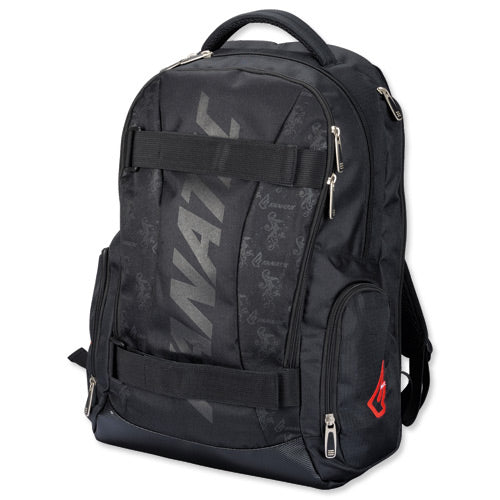 Lightpak HAWK – Schulrucksack, Schwarz, 45×18×33 cm, mit Notebookfach