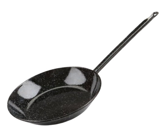 Garcima Ø 34 cm – Stahl, Emaille, für Induktion, Gas, Glaskeramik u. a., Schwarz