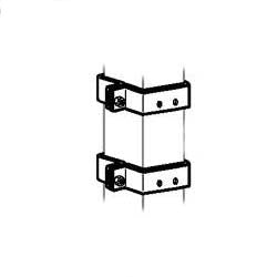 Ergotron VESA-Adapterplatte – Grau – für 3"×3" Pfosten