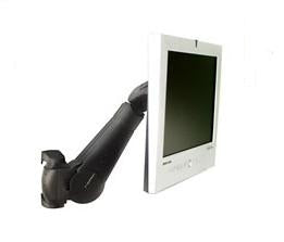 Ergotron 400 Serie – Monitorarm, Wandmontage, Schwarz