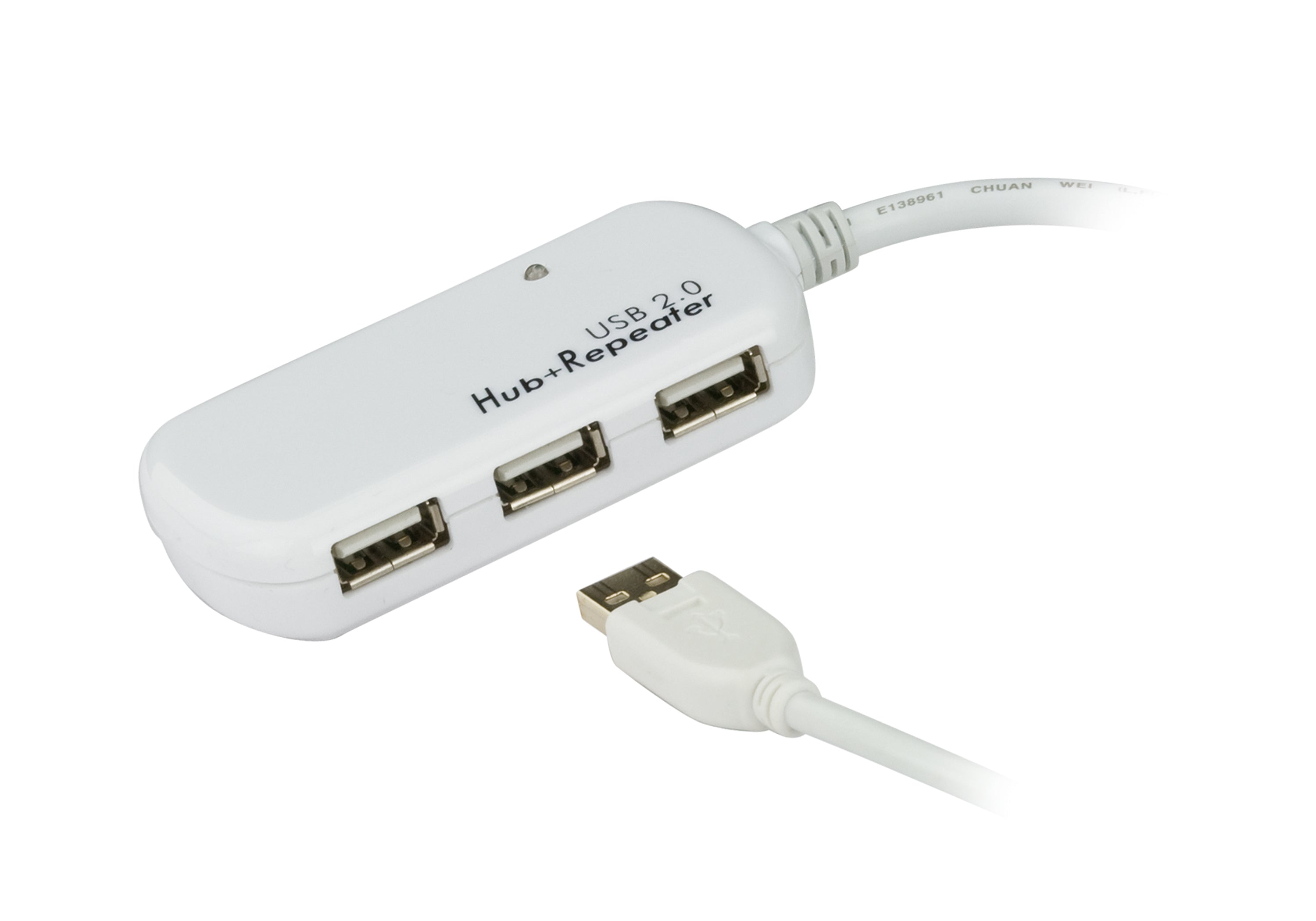 ATEN USB-Hub – USB 2.0, 4× USB-A
