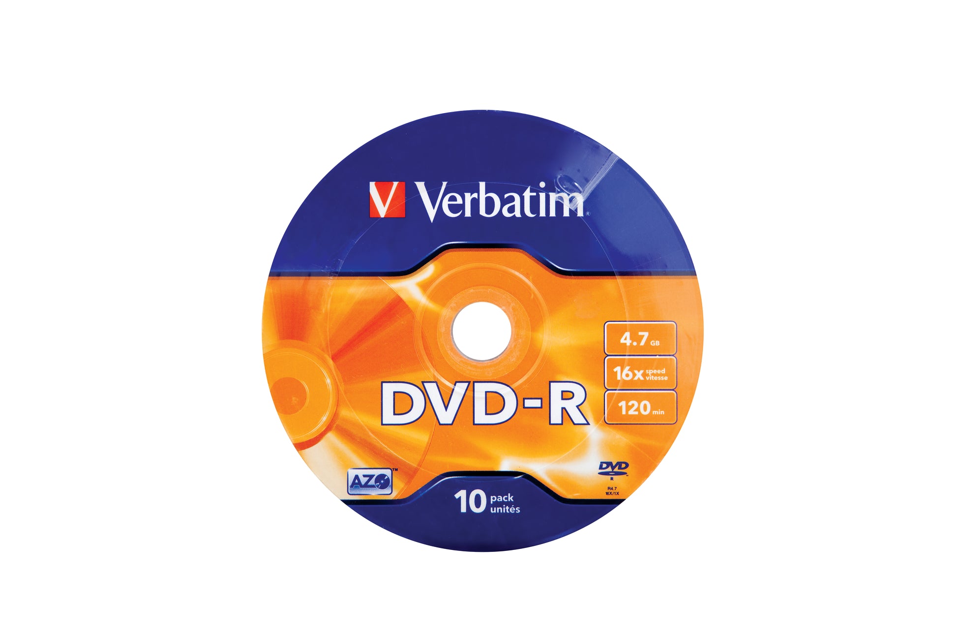 Verbatim DVD-R 4,7 GB – 16×, 10er Spindel