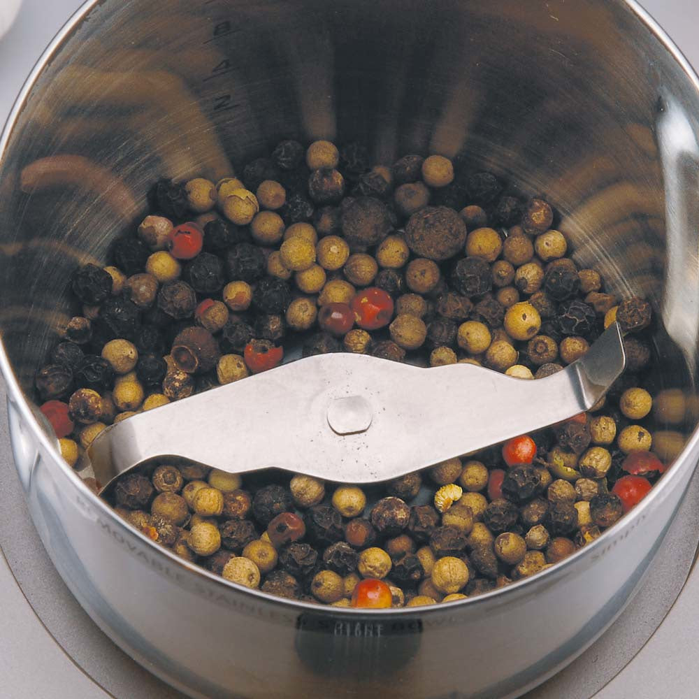 Gastroback Kaffeemühle Grinder Basic – 90 g, Schlagmesser, 200 W – schwarz/edelstahl