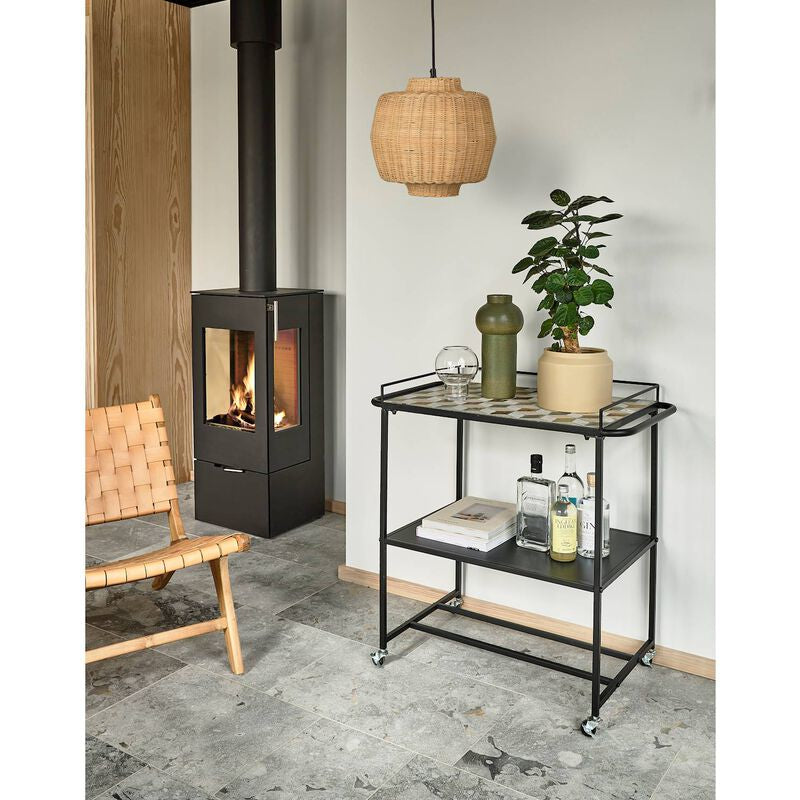 Villa Collection Pendelleuchte Vilna – E27, 40 W, Ø 40 cm, H 35 cm – Natur