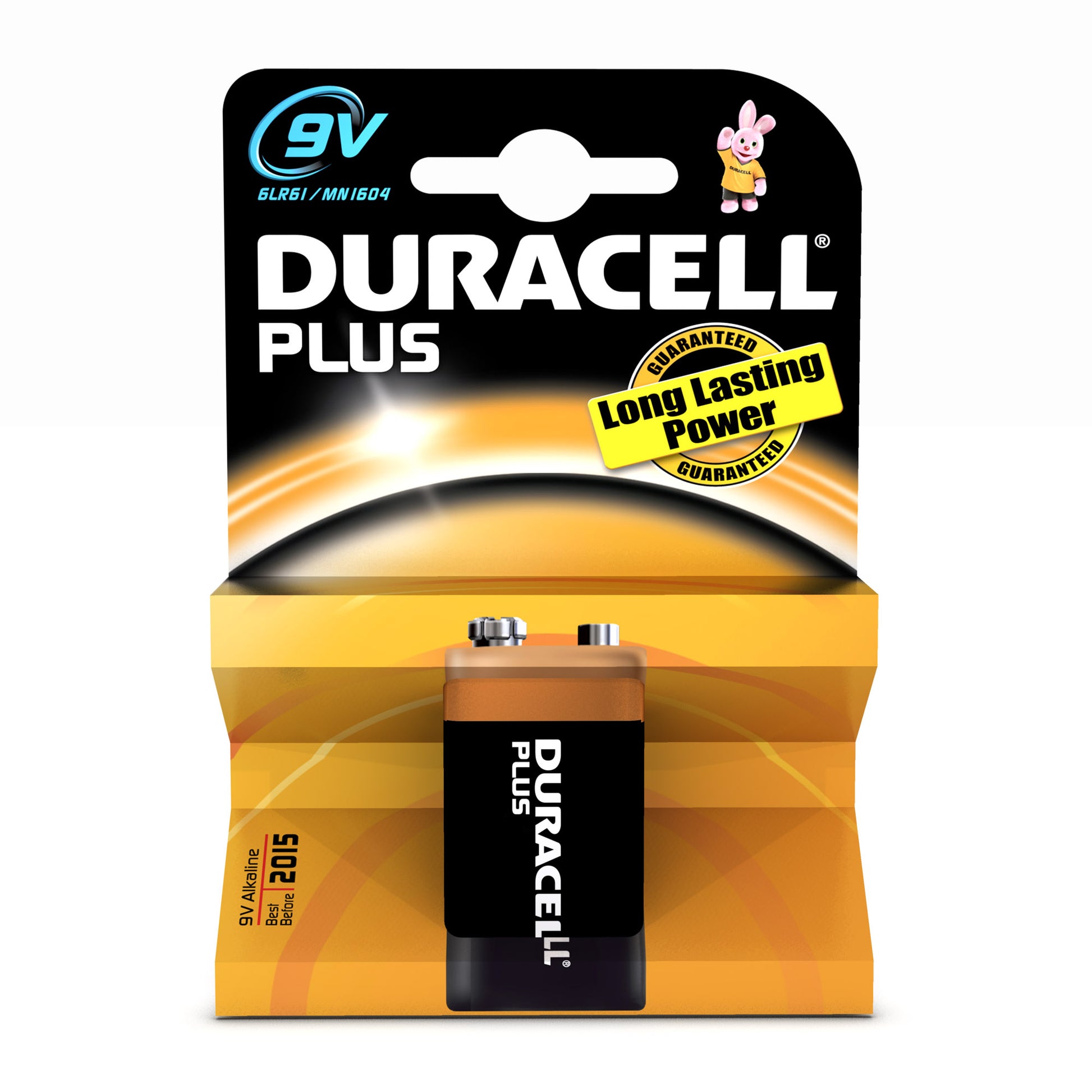 Duracell 9V Batterie, Alkaline, 9 V – 1 Stk.