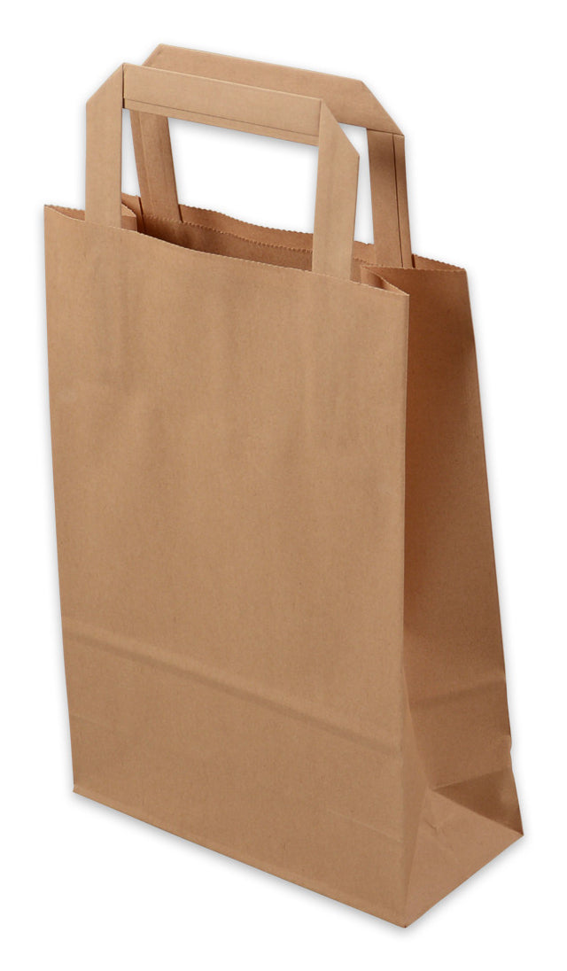 Elco Tragetasche – mit Flachhenkel, reissfest, FSC-zertifiziert – 180 × 260 × 80 mm – 50 Stk.
