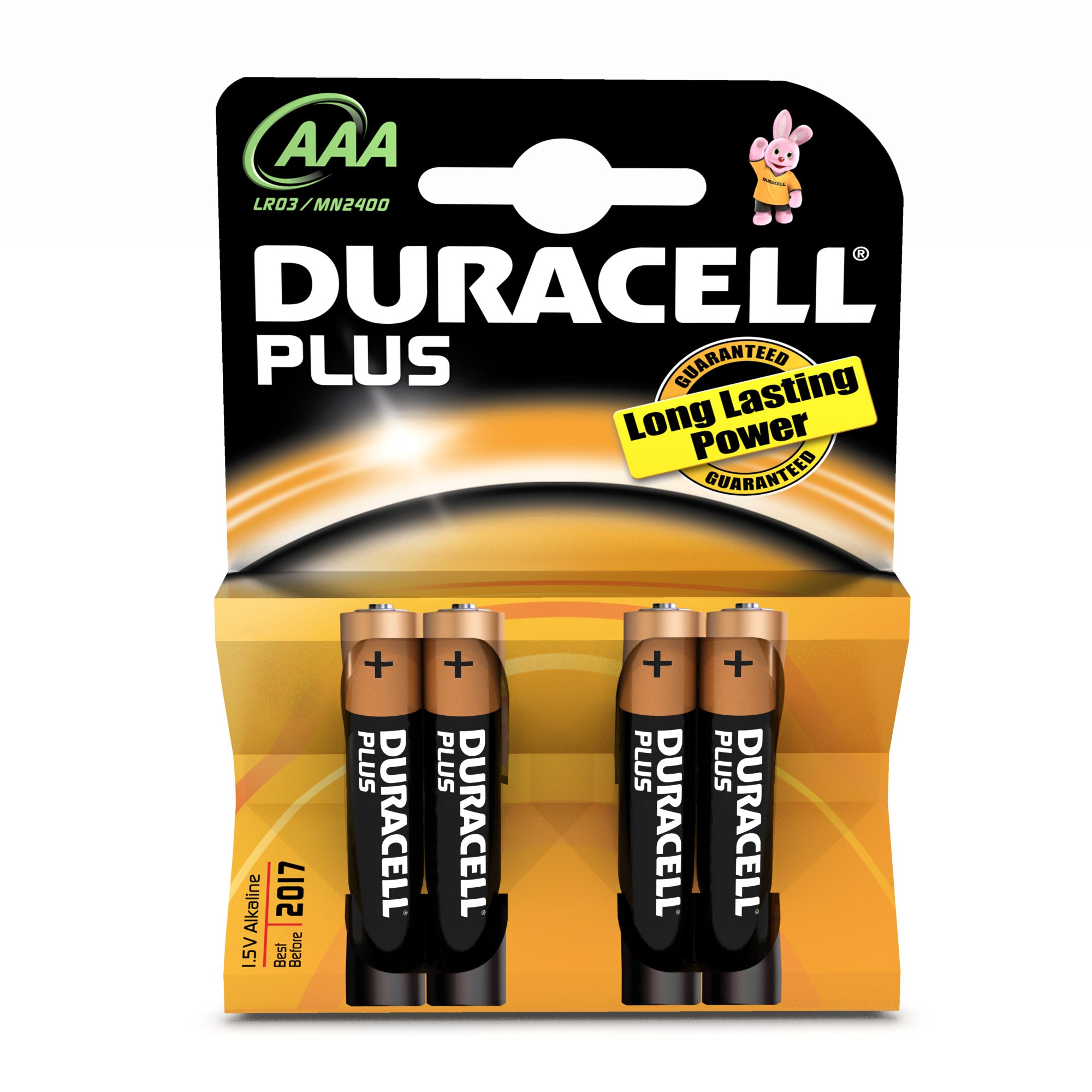 Duracell AAA Batterien, Alkaline, 1,5 V – 4 Stk.