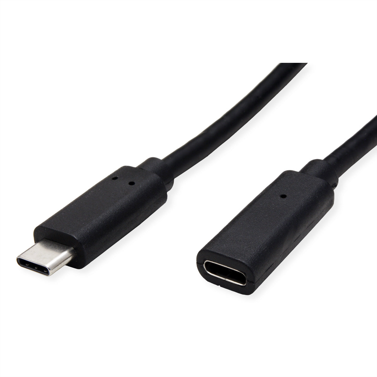 VALUE USB-C Verlängerungskabel (Stecker auf Buchse) – DP 1.2 – 1,5 m – 4K/60 – geschirmt – Schwarz