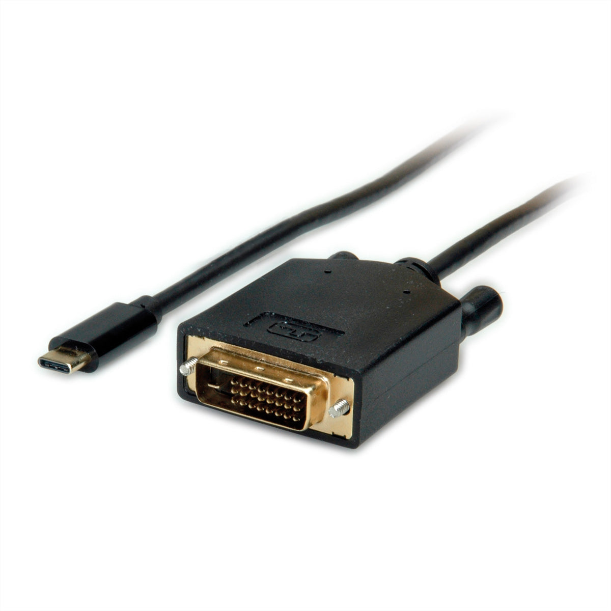 VALUE USB-C zu DVI Kabel – 4K (3840 × 2160) @ 60 Hz, DVI-D 24+1, 1 m, für Geräte mit USB-C (DP Alt Mode)