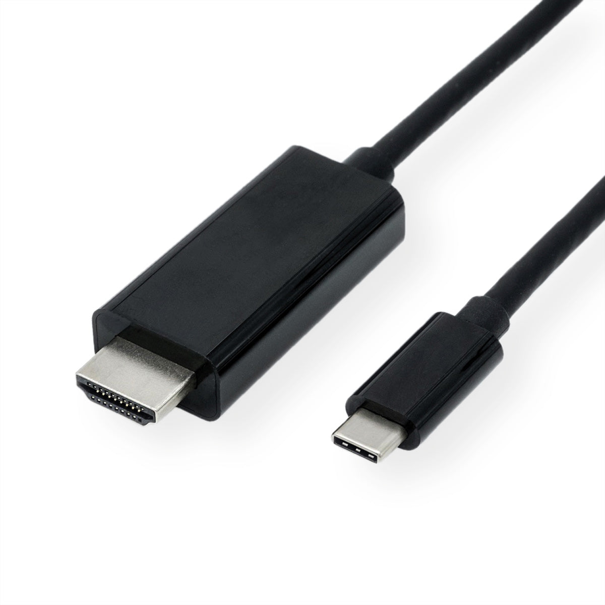 VALUE USB-C zu HDMI Kabel – 4K (3840 × 2160) @ 60 Hz, 2 m, für Geräte mit DP Alt Mode, Schwarz