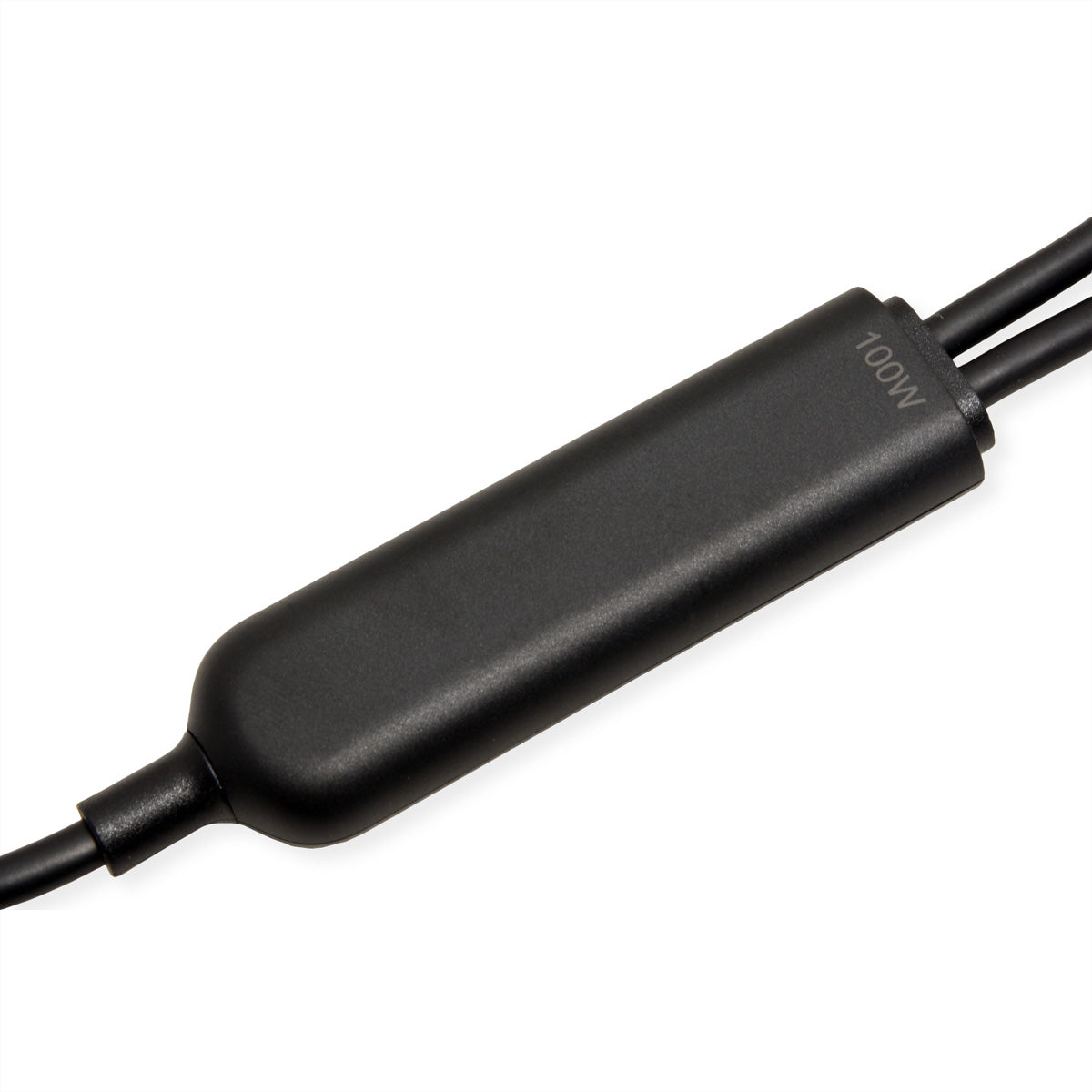VALUE USB-Kabel – USB-C auf 2× USB-C – USB 2.0 (480 Mbit/s) – 1,8 m – PD 100 W – Geschirmt – Schwarz