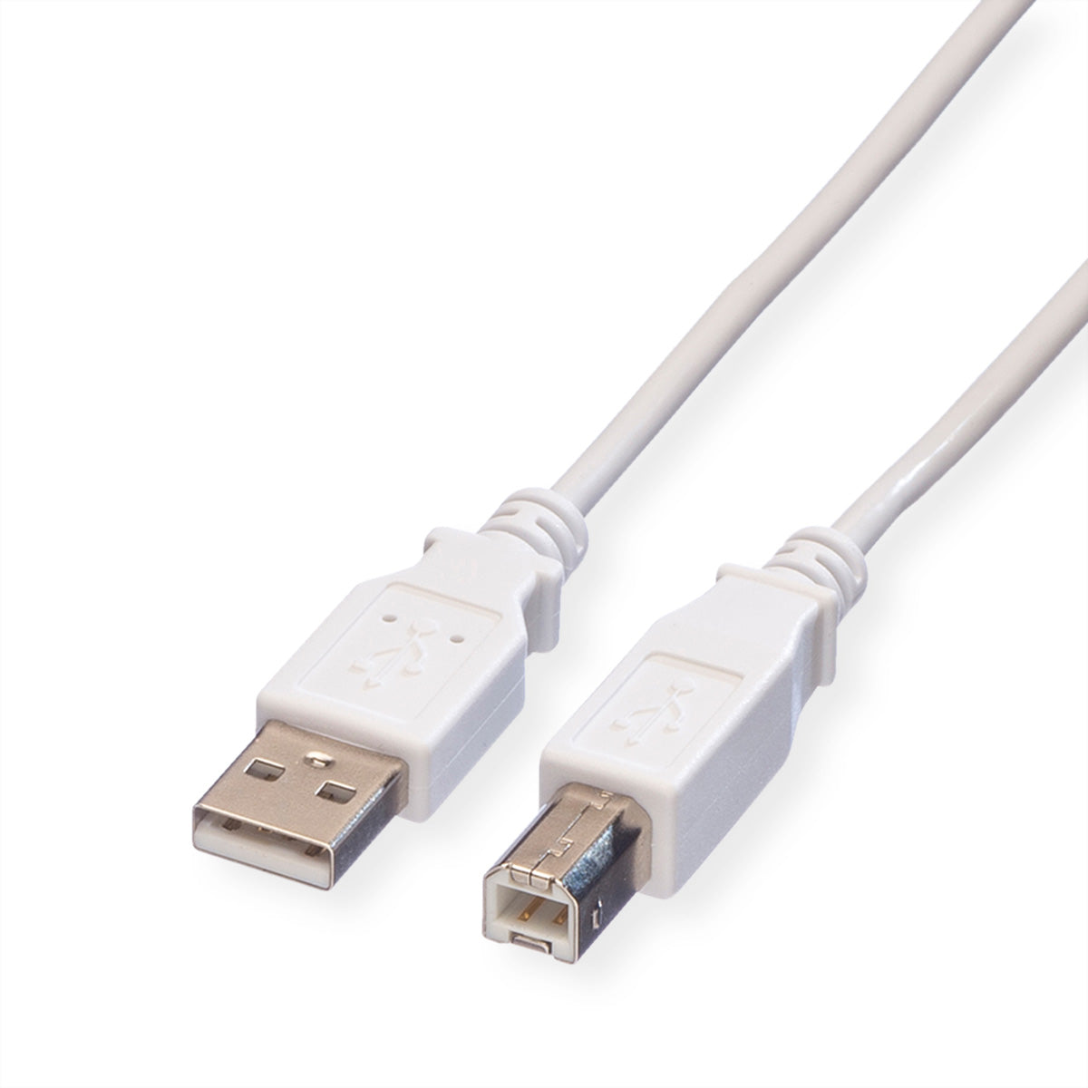 VALUE USB-A auf USB-B Kabel – USB 2.0 (480 Mbit/s) – 4,5 m – geschirmt – Weiss