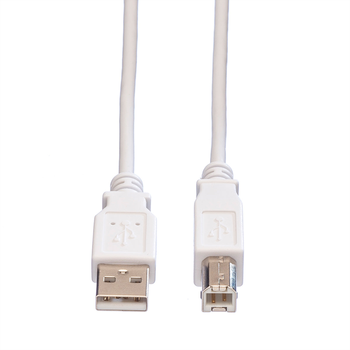 VALUE USB-A auf USB-B Kabel – USB 2.0 (480 Mbit/s) – 1,8 m – Geschirmt – Weiss