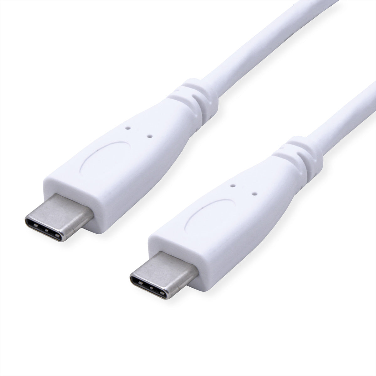 VALUE USB-C auf USB-C Kabel – USB 3.2 Gen 2 (10 Gbit/s) – 1 m – PD 100 W – Weiss
