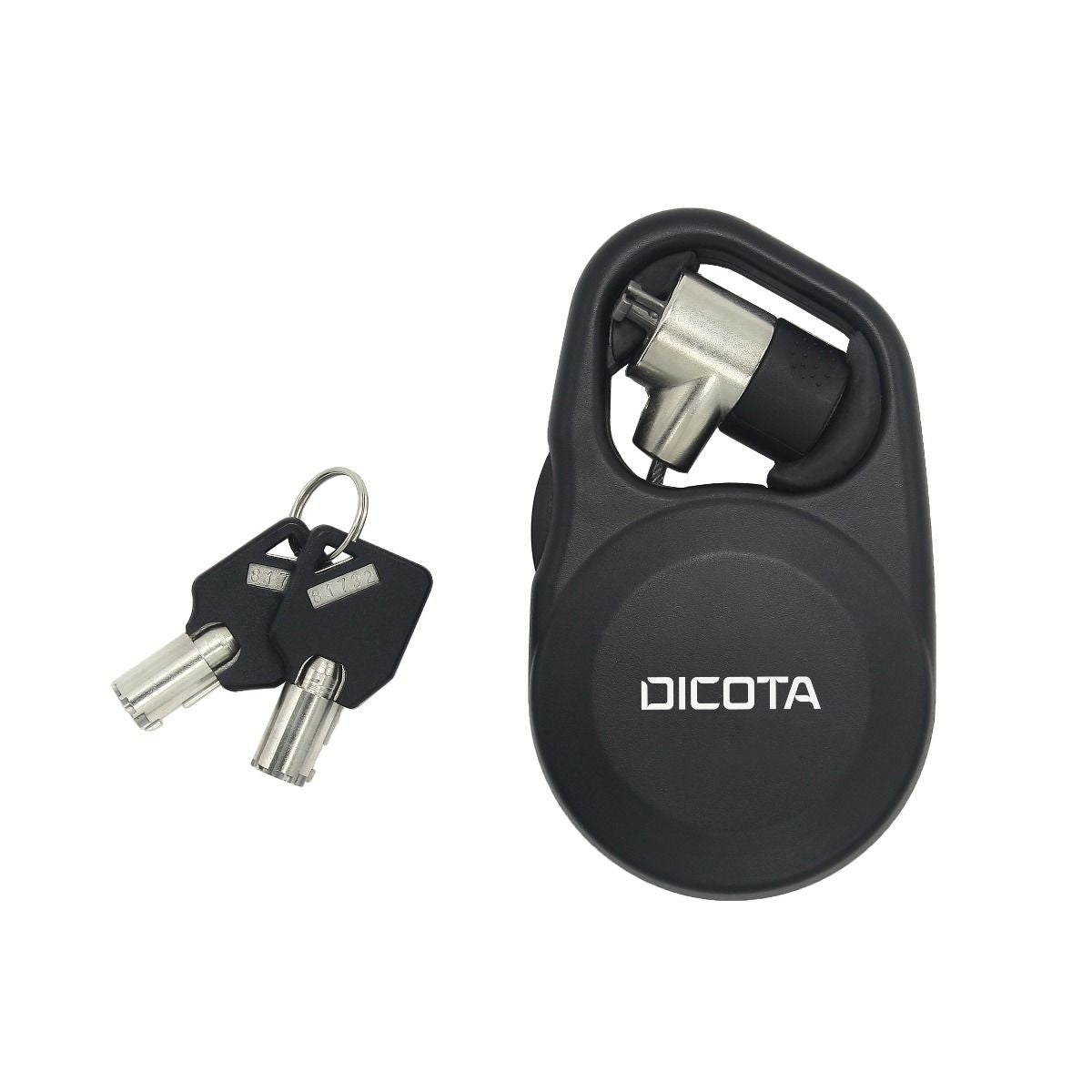 DICOTA Security T-Lock Retractable Zubehörtasche – für Notebooks mit 3 × 7 mm Slot