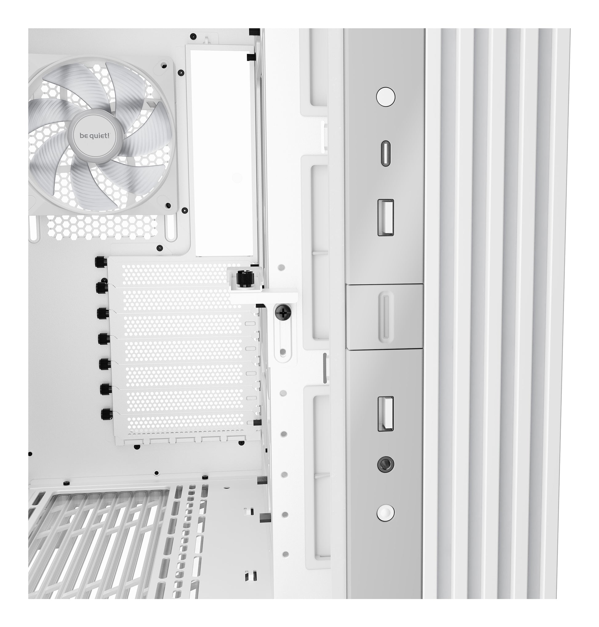 be quiet! be quiet LIGHT BASE 600 LX – Midi-Tower PC-Gehäuse – ATX/mATX/Mini-ITX, Weiss, 455×305×450 mm