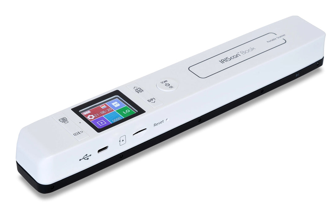 I.R.I.S. IRIScan Book 7 Dyslexic – Mobiler Scanner, A4, USB