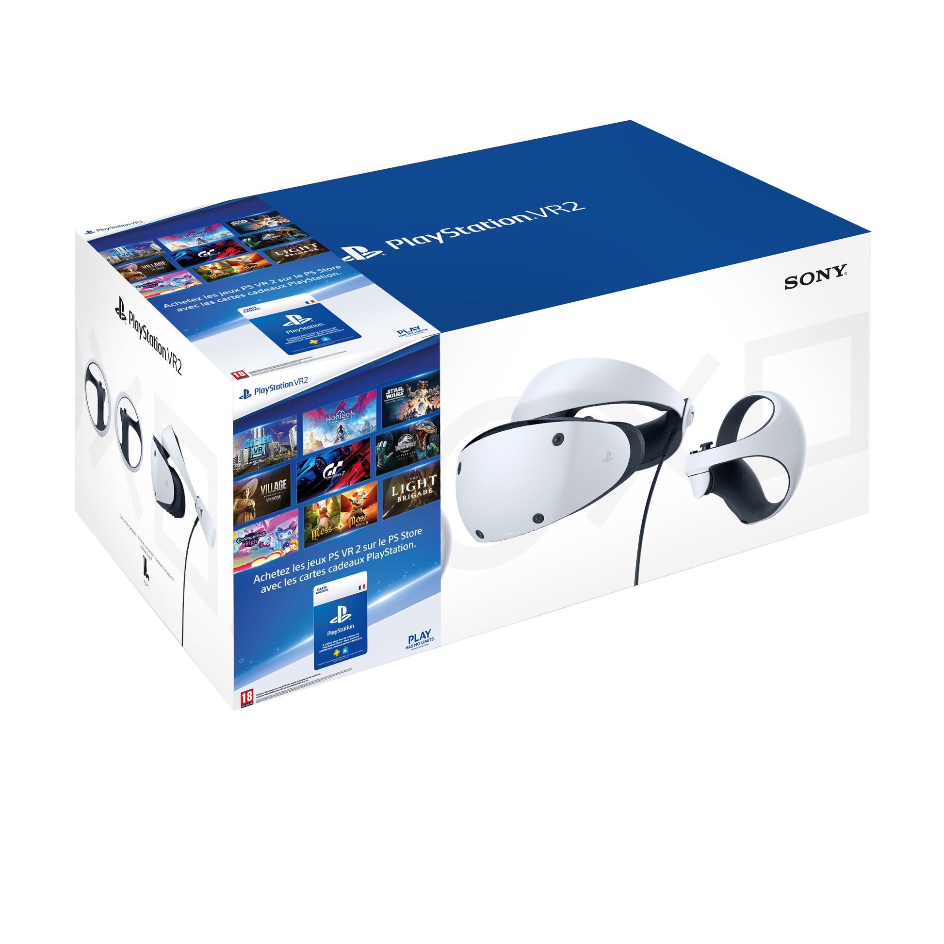 Sony PlayStation VR2 – VR-Headset – 2000 × 2040, 90 Hz, 110° Sichtfeld, inkl. Controller