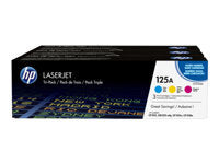 HP Toner-Multipack 125A – C/M/Y, 1400 Seiten