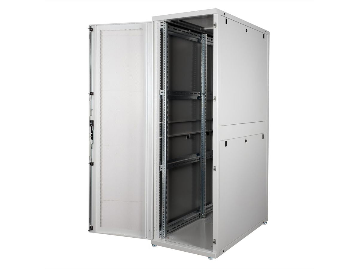 ROLINE Pro – 19" Netzwerkschrank 42U, IP20, abschliessbar, 600 × 1200 × 1970 mm, lichtgrau, Stahl
