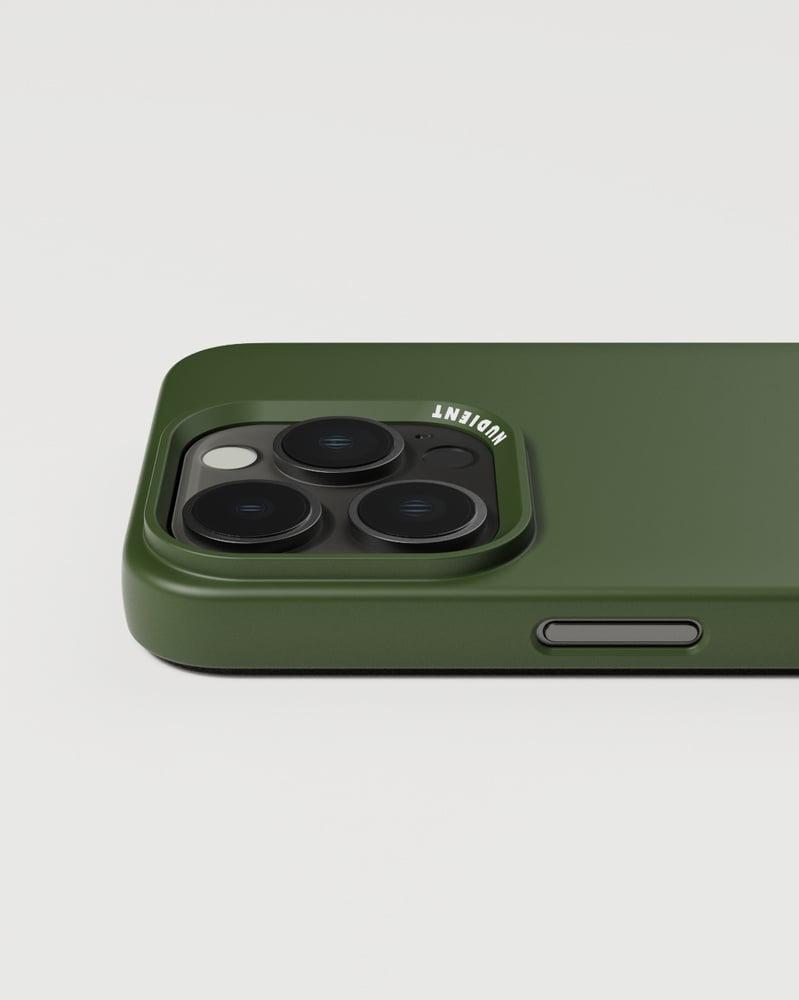 Nudient Backcover – für Apple iPhone 15 Pro, MagSafe, Recycling-Kunststoff, Pine Green
