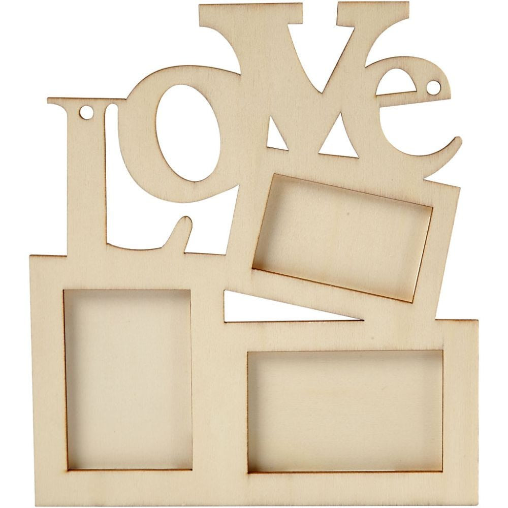 Creativ Company Bilderrahmen – für 19,7 × 16 cm – Holz, Braun