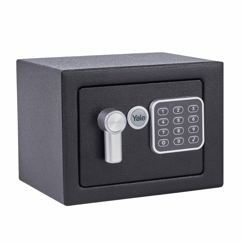 Yale Möbeltresor YSV/170/DB2 – Elektronikschloss – 3,8 l – Boden-/Wandmontage – Schwarz